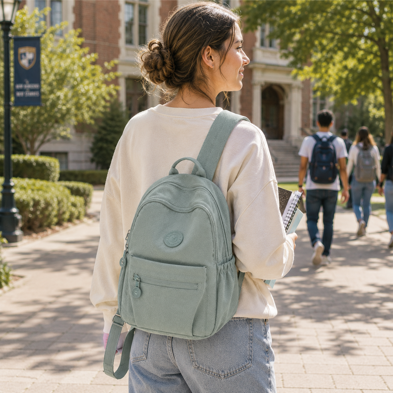 Celrien | Vellora Compact Nylon Mini Backpack