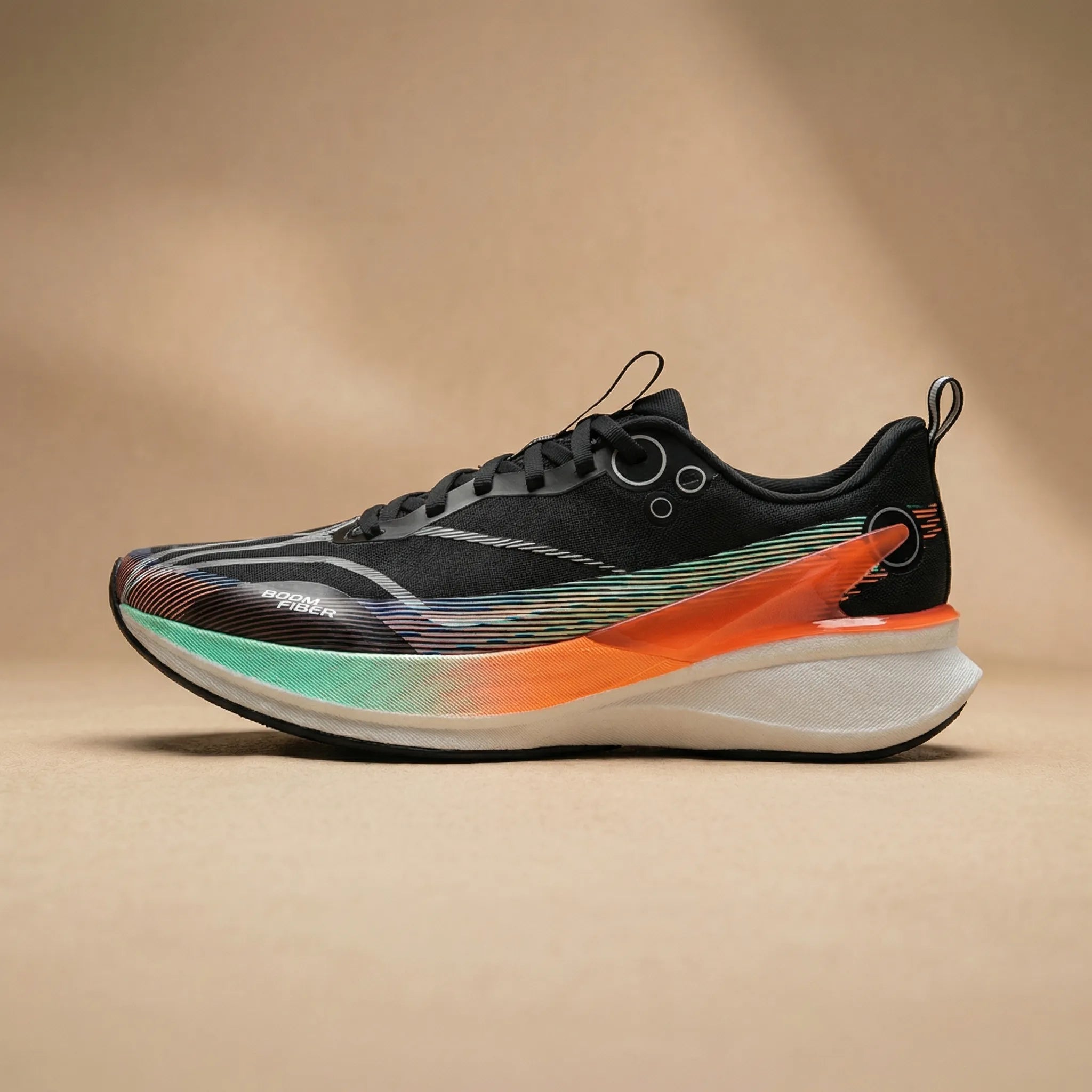Men's non-slip racing shoe with cushioning for road running