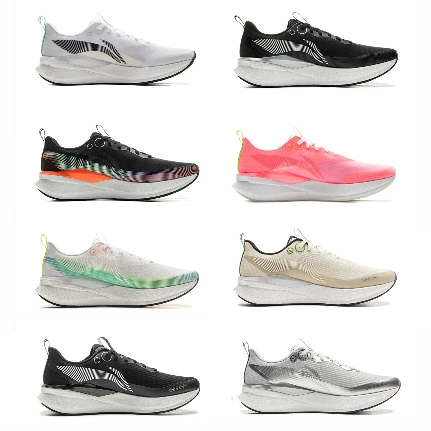 Men's non-slip racing shoe with cushioning for road running