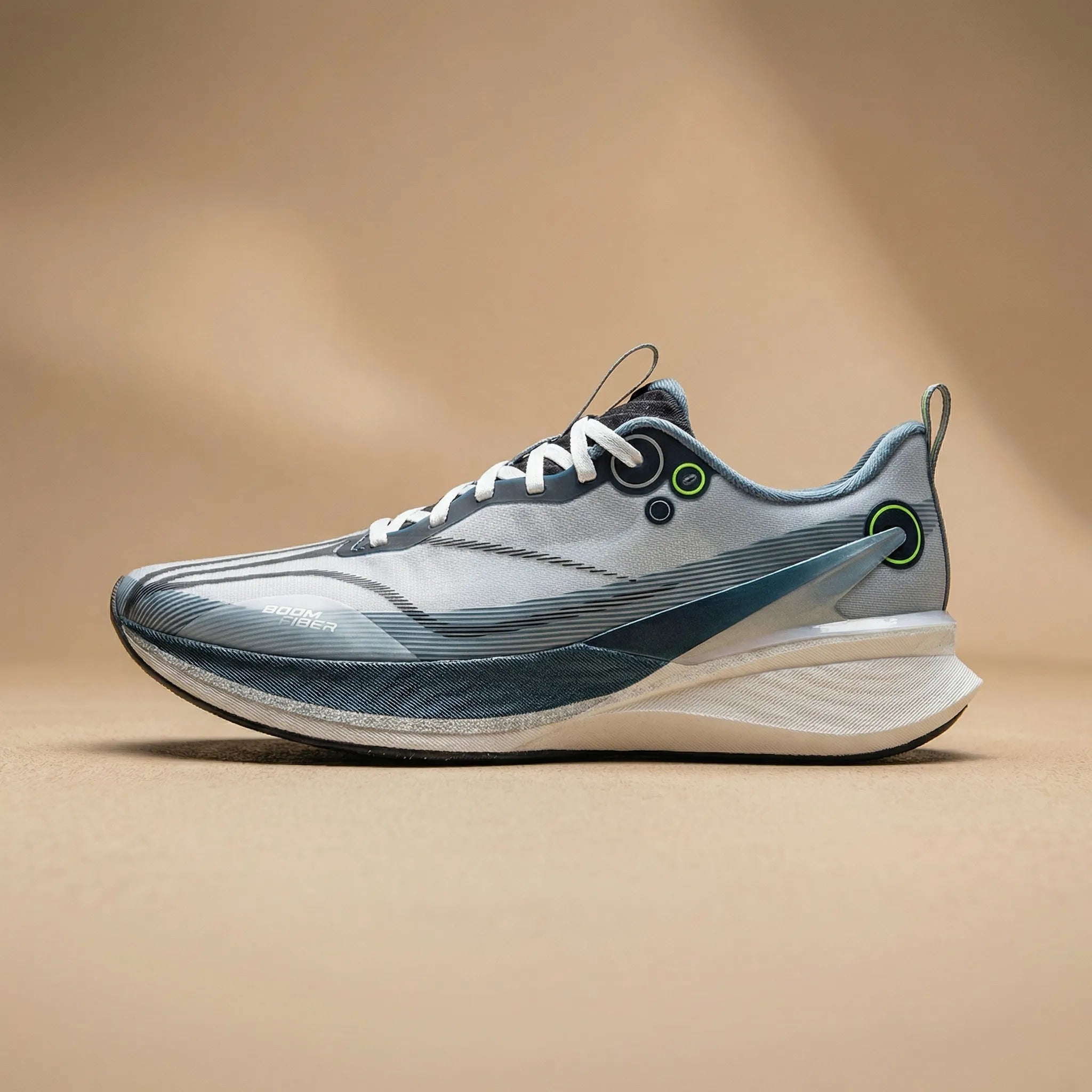 Men's non-slip racing shoe with cushioning for road running