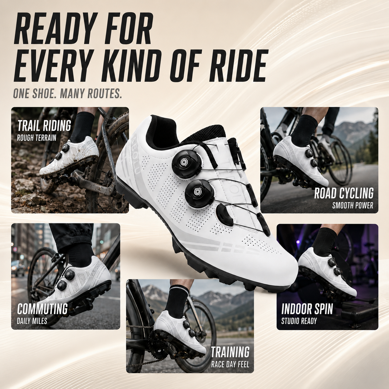 Celrien | Veloctra Self-Locking MTB Cycling Shoe