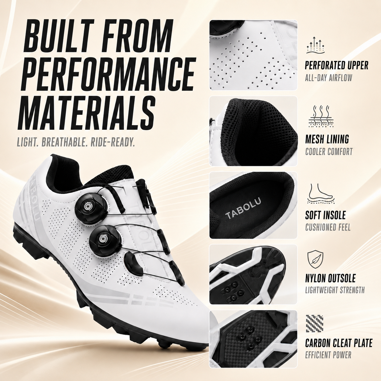 Celrien | Veloctra Self-Locking MTB Cycling Shoe