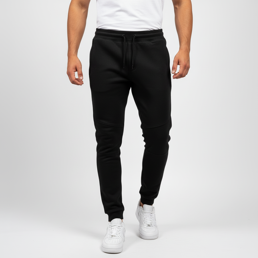 Men's jogger pants with breathable stretch and tapered fit