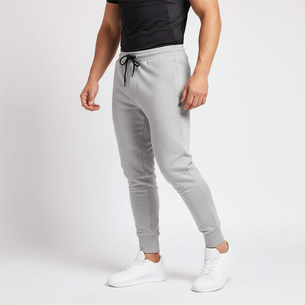 Men's jogger pants with breathable stretch and tapered fit