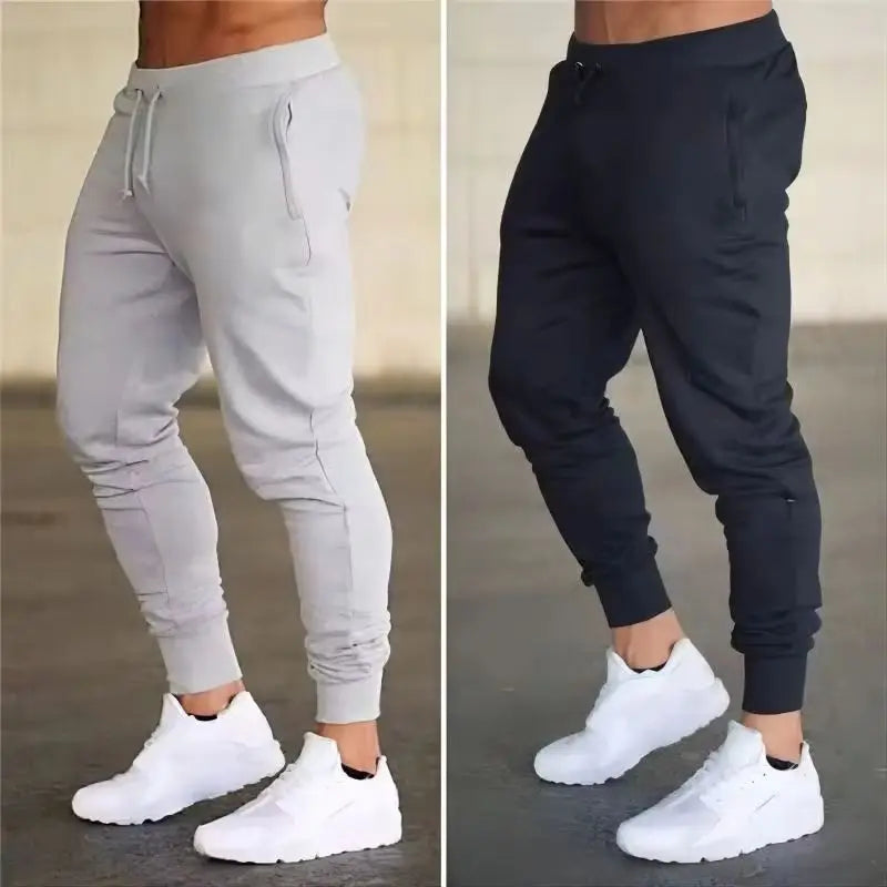 Men's jogger pants with breathable stretch and tapered fit