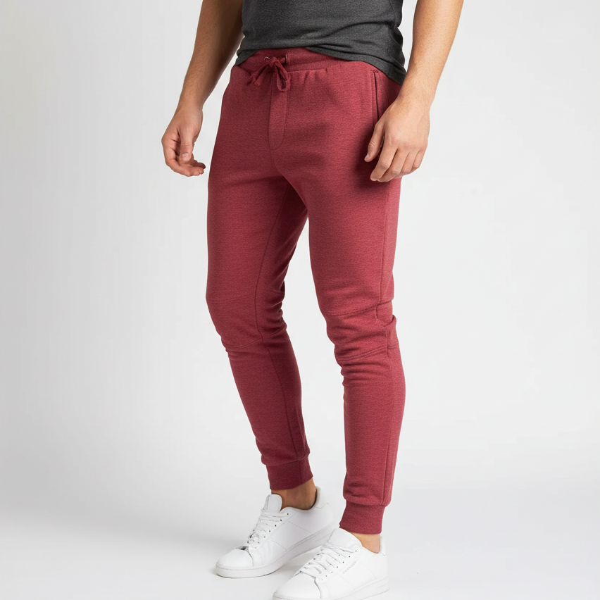 Men's jogger pants with breathable stretch and tapered fit