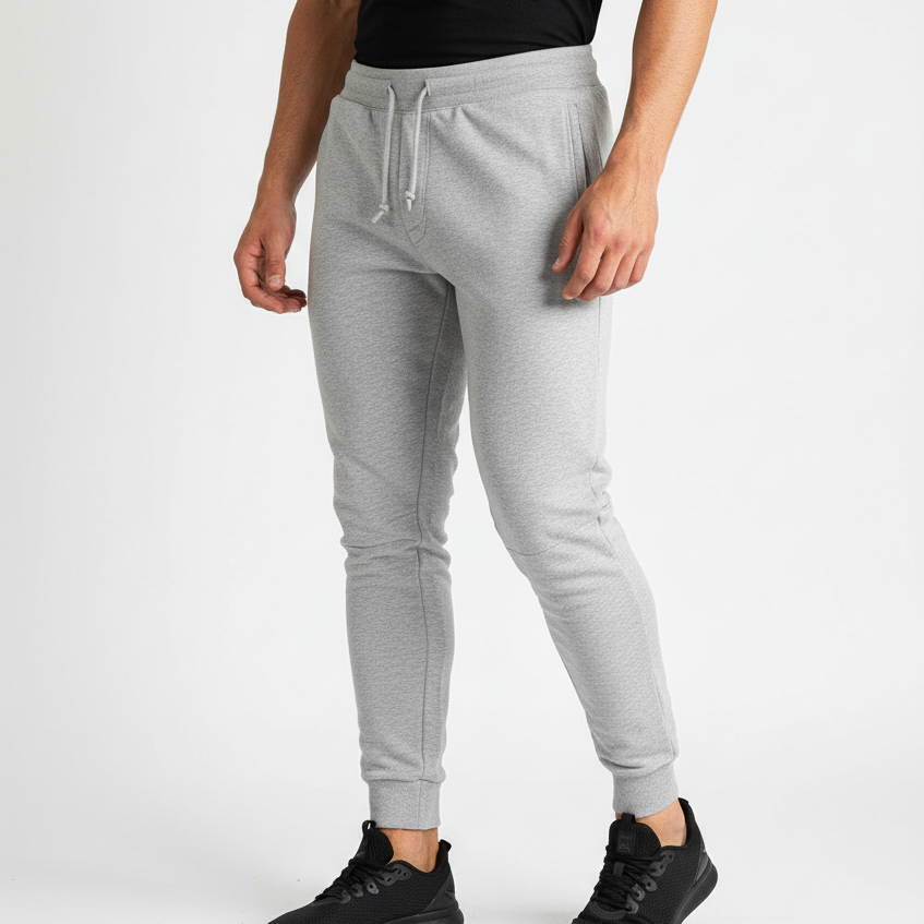 Men's jogger pants with breathable stretch and tapered fit