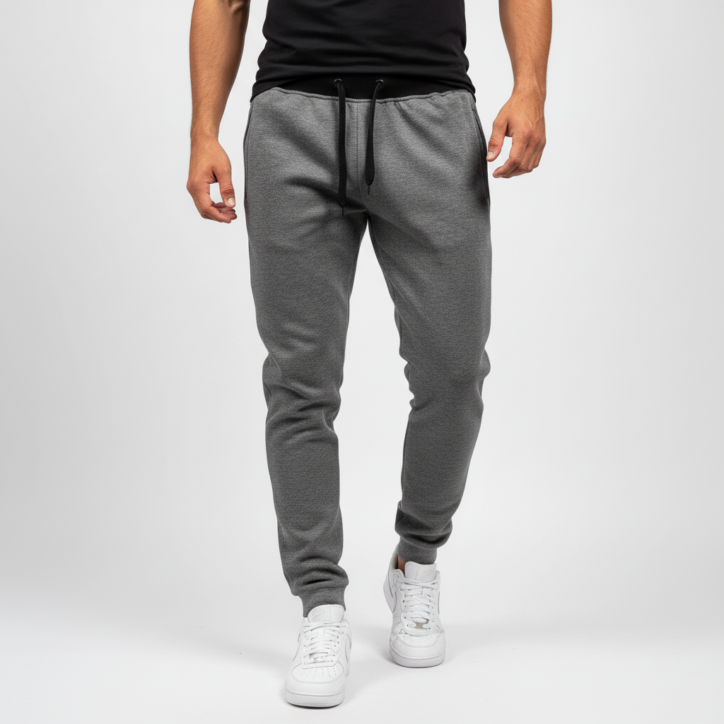 Men's jogger pants with breathable stretch and tapered fit