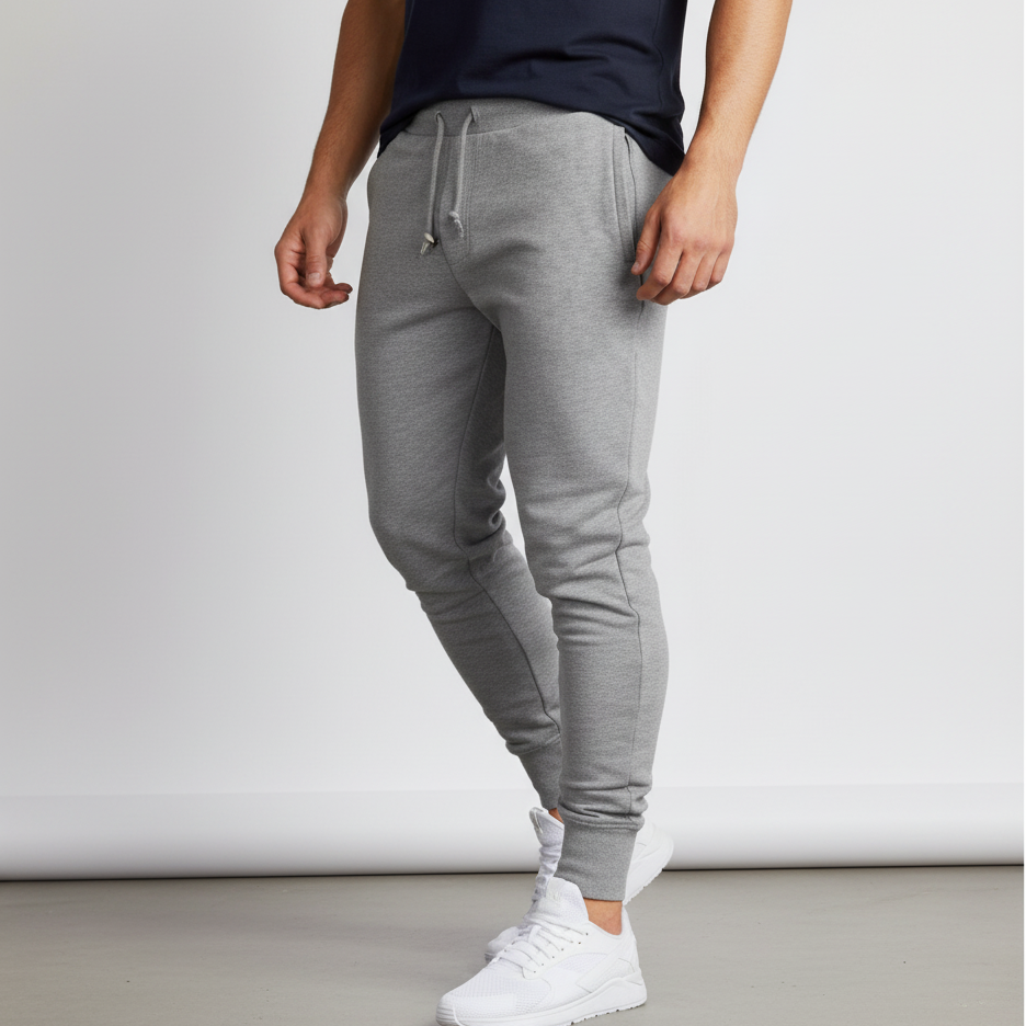 Men's jogger pants with breathable stretch and tapered fit