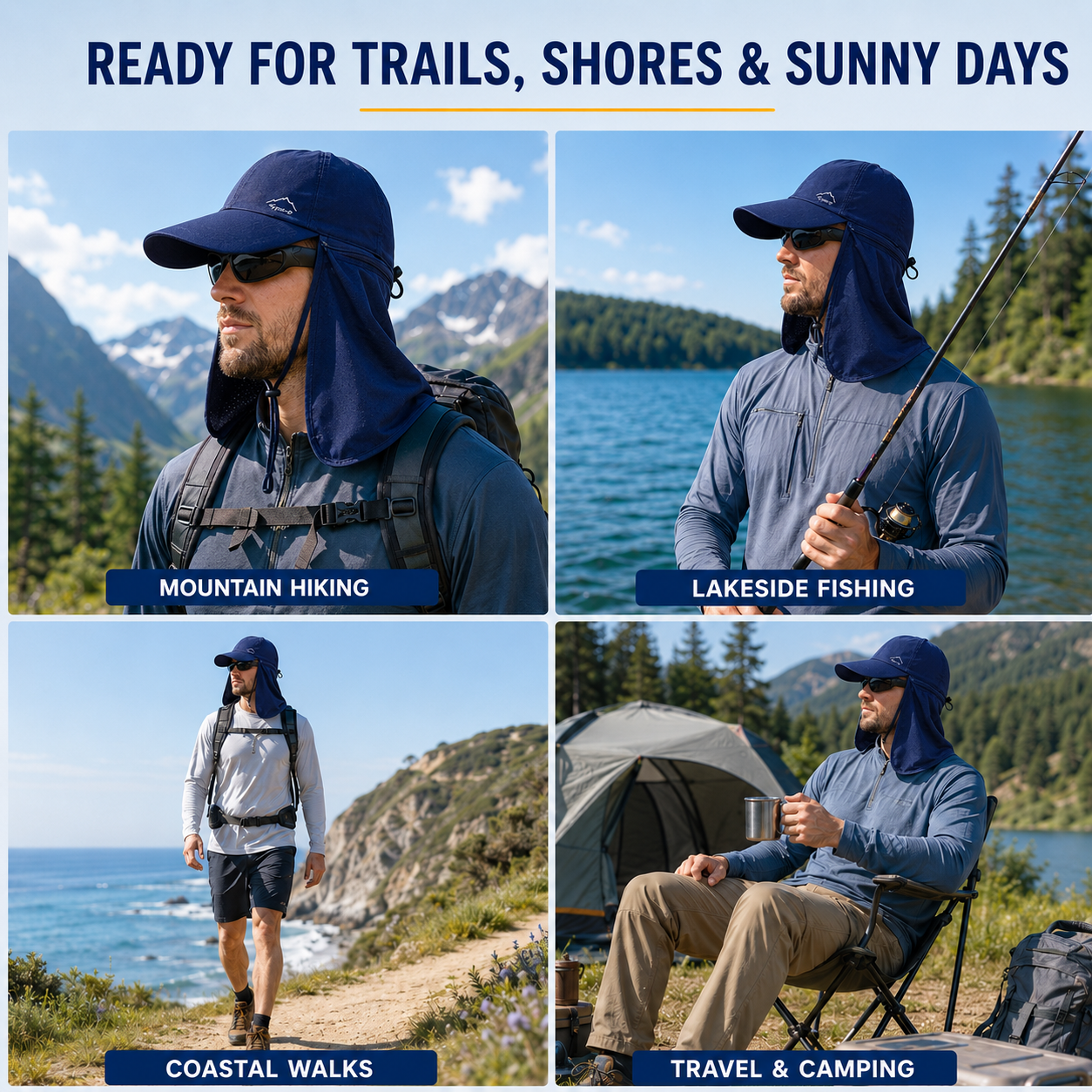 Celrien | Venshield Cap With Neck Flap