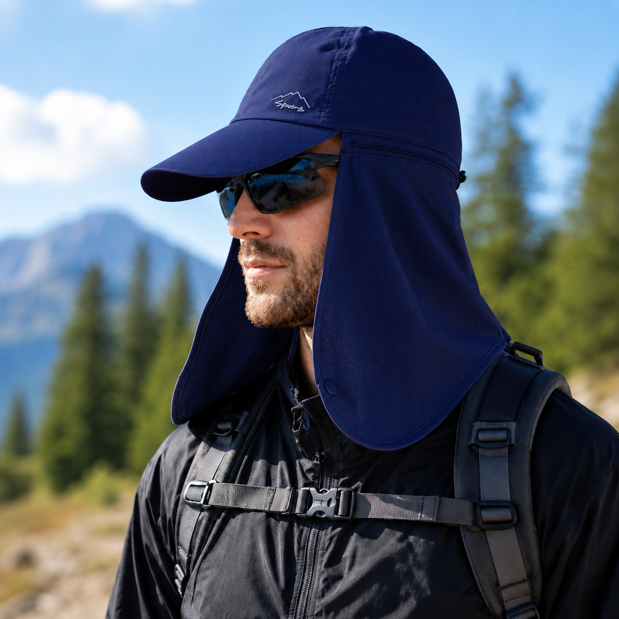 Celrien | Venshield Cap With Neck Flap