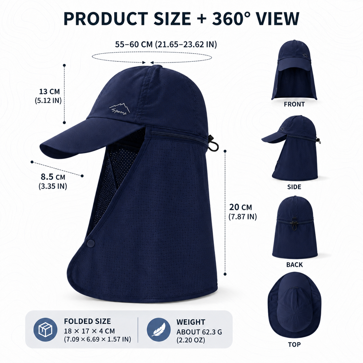 Celrien | Venshield Cap With Neck Flap