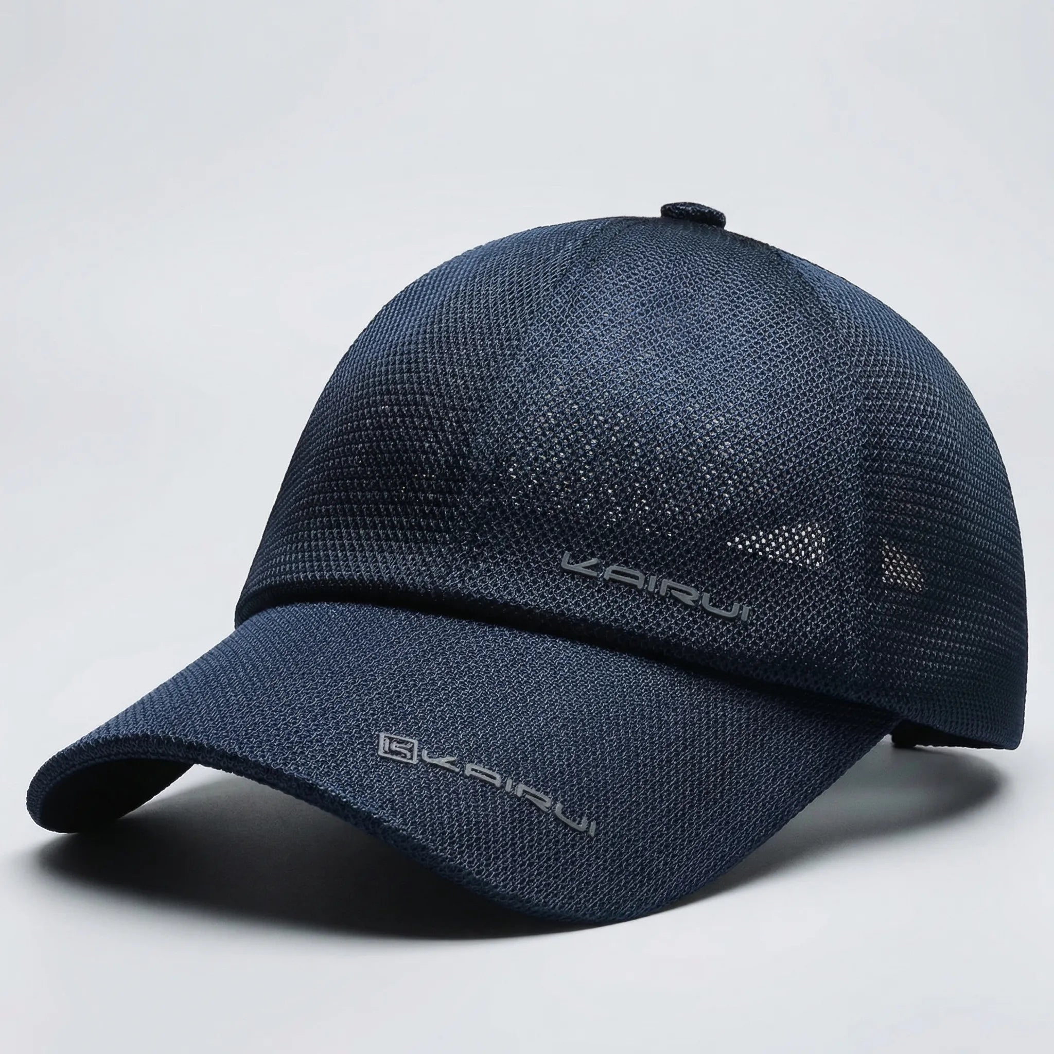 Full mesh breathable baseball cap with snapback closure