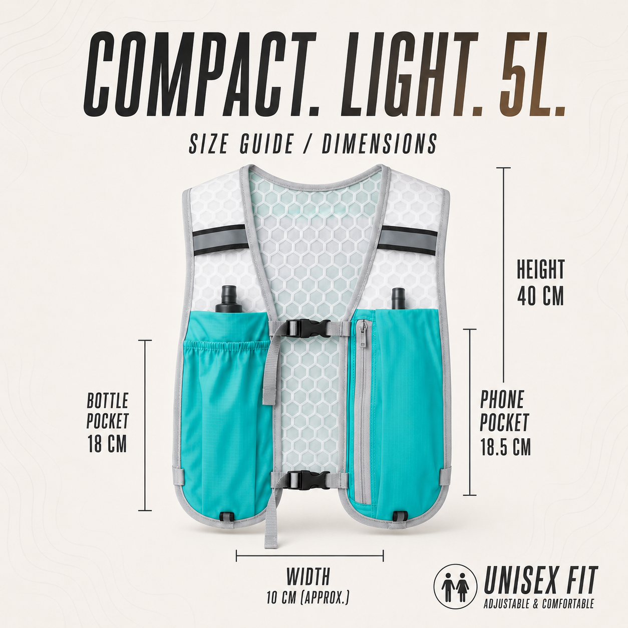 Celrien | Vestrun Ultralight Running Vest Hydration Pack