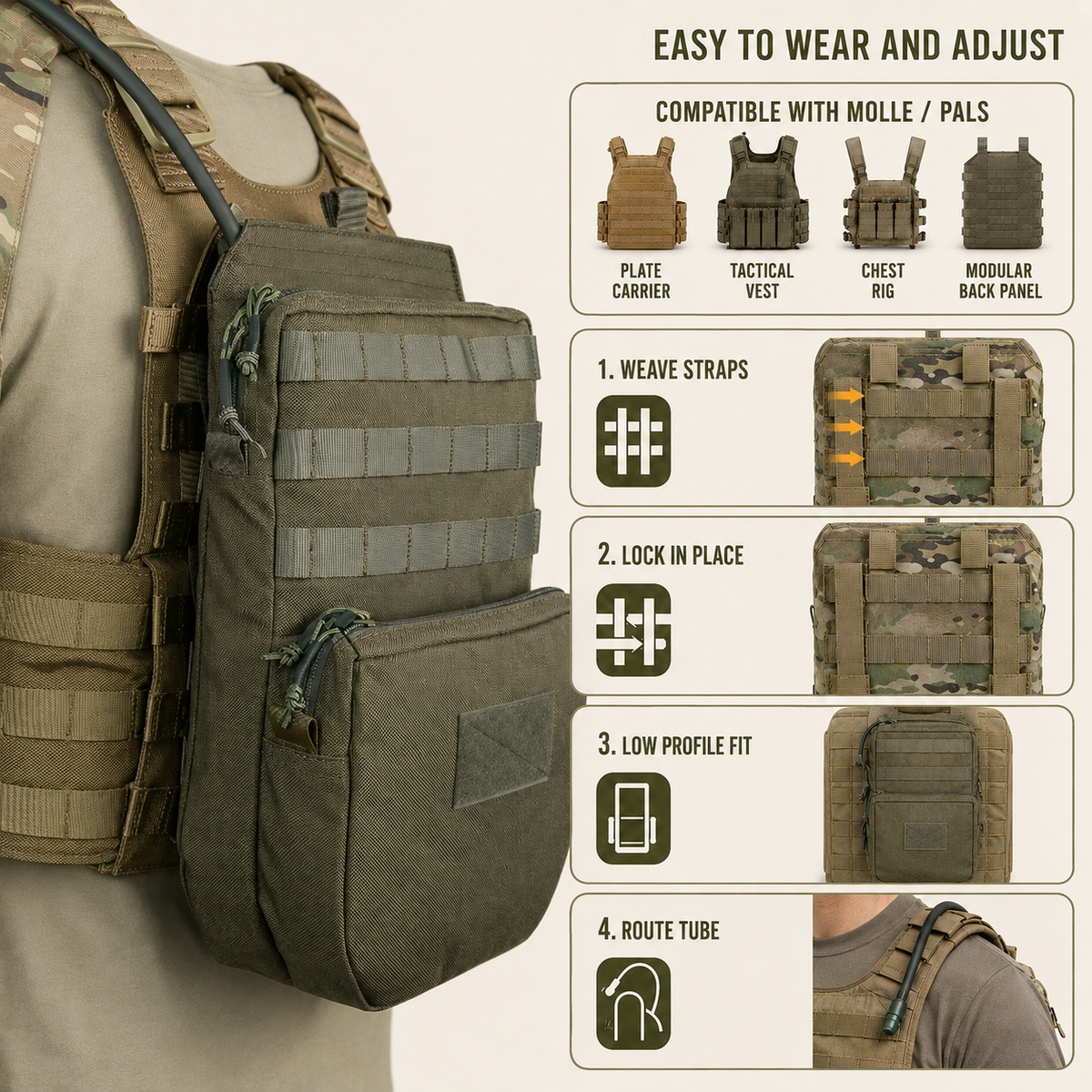 Celrien | Vexamor Modular Vest Hydration Carrier
