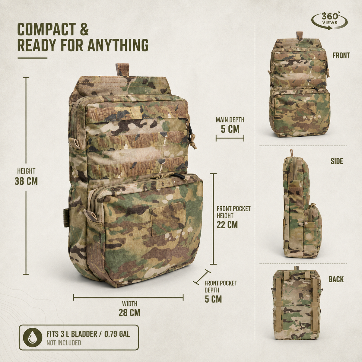 Celrien | Vexamor Modular Vest Hydration Carrier