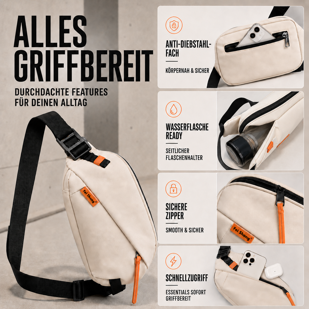 Celrien | Vexilo Casual Crossbody Chest Bag