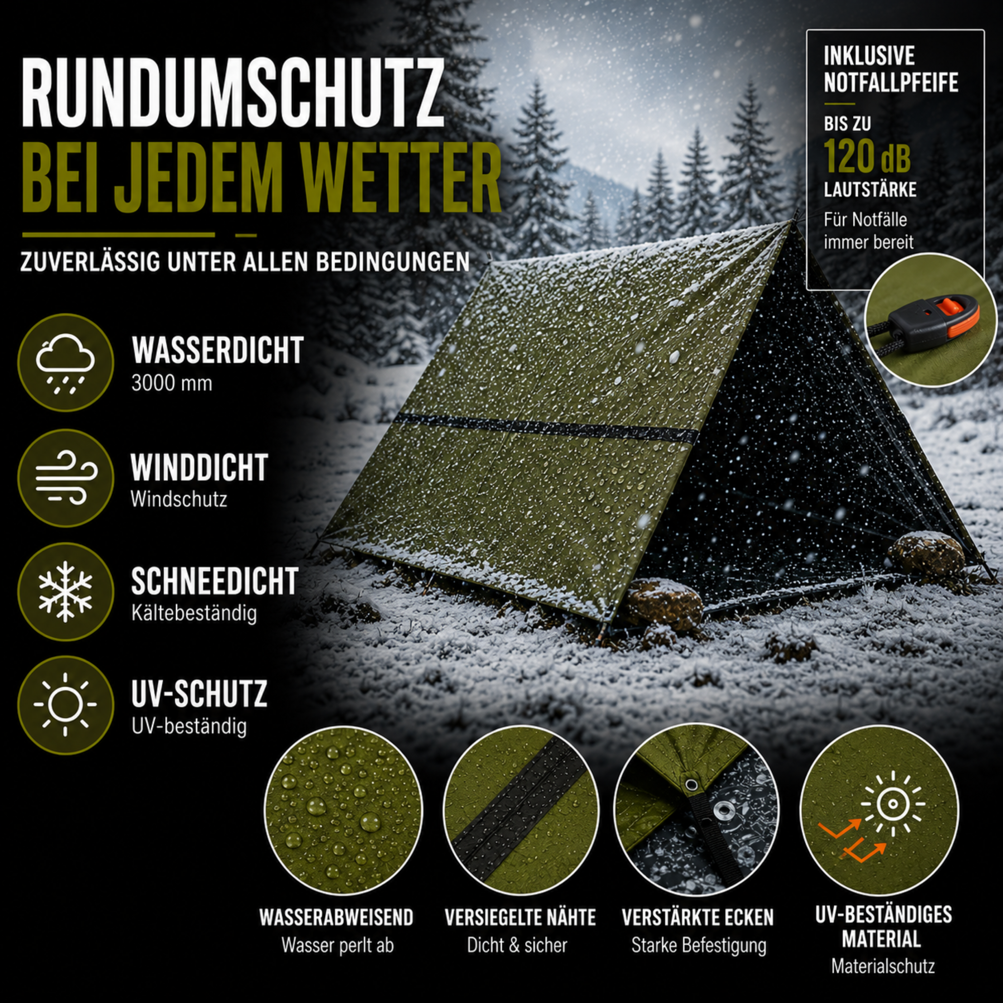 Celrien | Vigoraid Compact 2-Person Emergency Shelter Tent