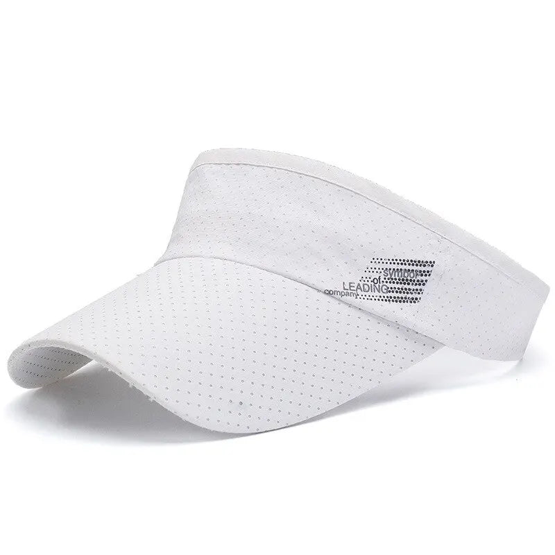 Open mesh sun visor breathable quick-dry sports outdoor