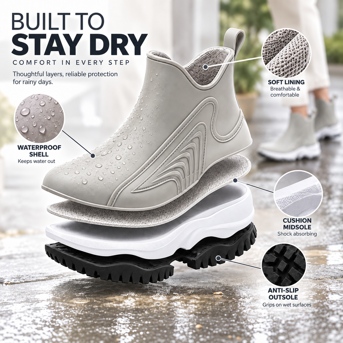 Celrien | Waterproof Ankle Boot
