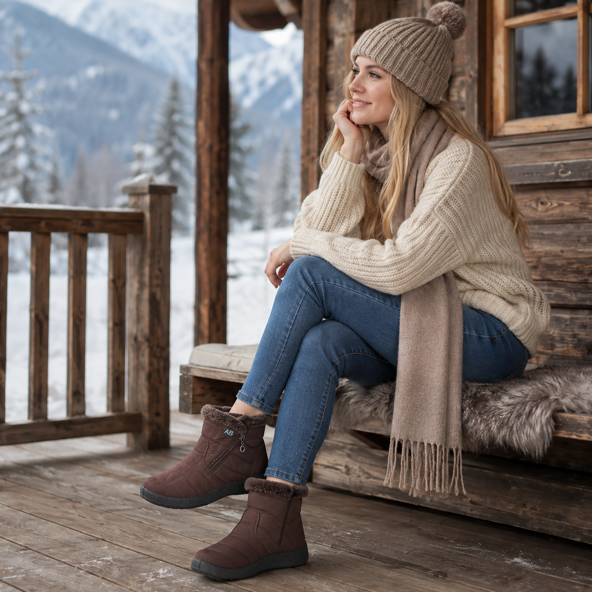 Celrien | Waterproof Ankle Winter Boots