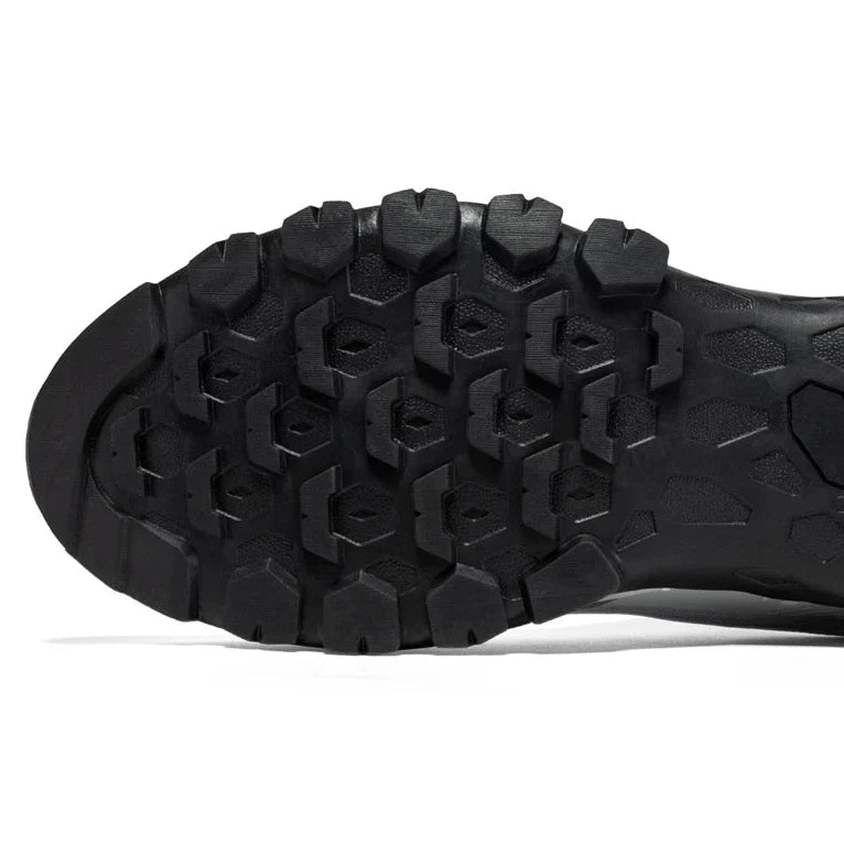 Waterproof lace up hiking shoe with grippy TPR outsole