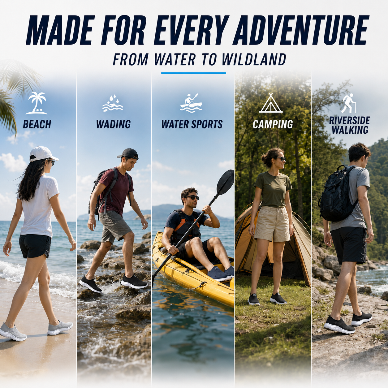 Celrien | Waverun Lightweight Breathable Water Sports Shoe