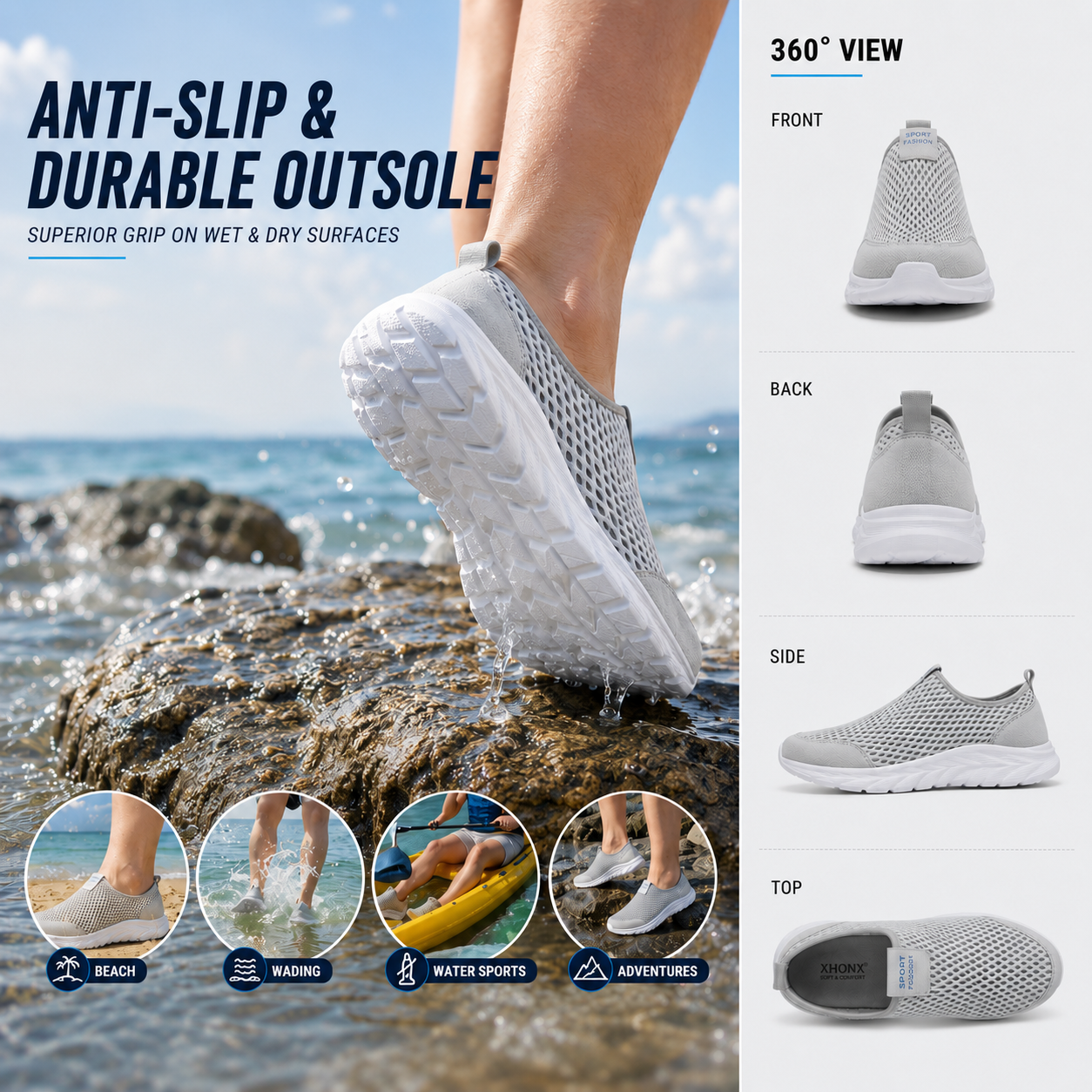 Celrien | Waverun Lightweight Breathable Water Sports Shoe