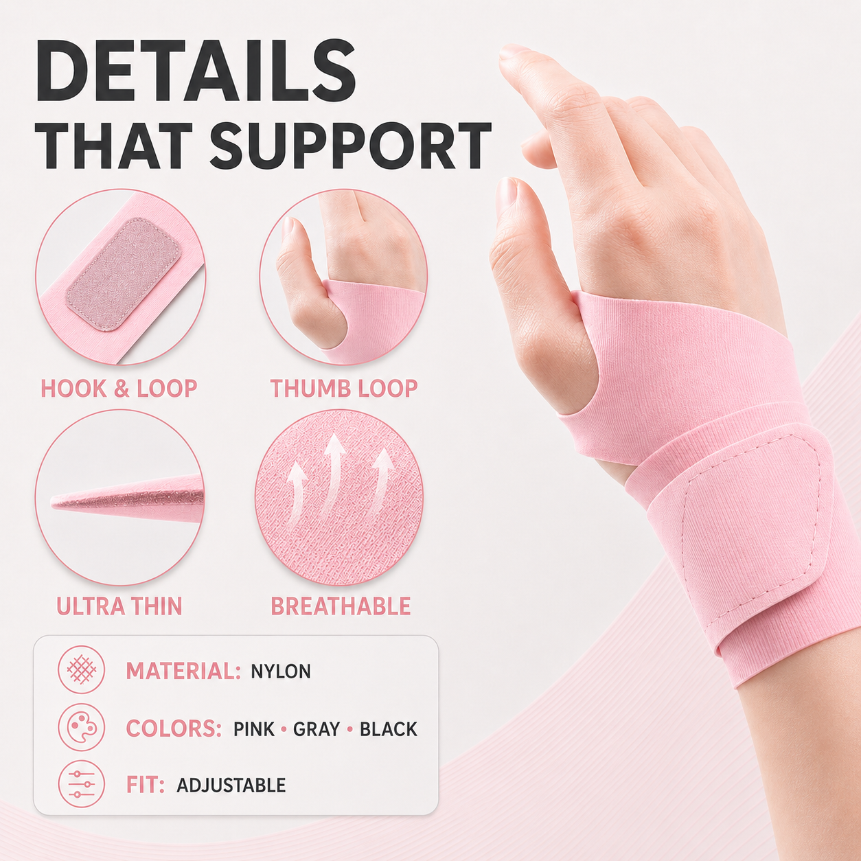 Celrien | Wristiva Ultra Thin Wrist Support
