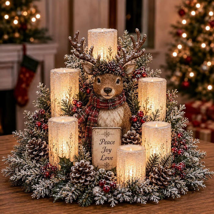 Celrien | Lighted Nativity Advent Wreath – A Sacred 4-Week Christmas Tradition