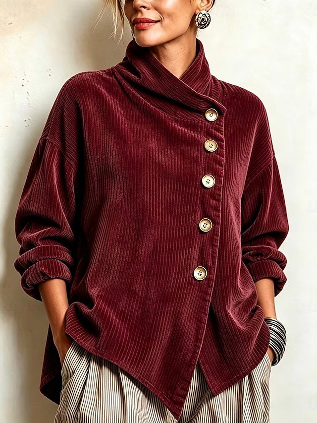 Colette Ribbed Corduroy Sweater