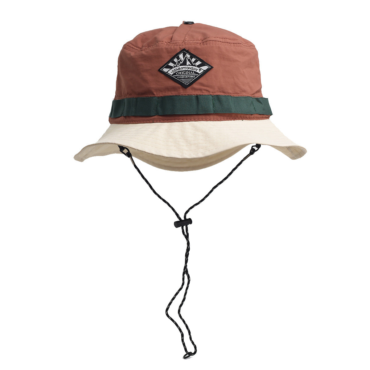 Celrien | Brymble Color-Block Bucket Hat With Chin Cord