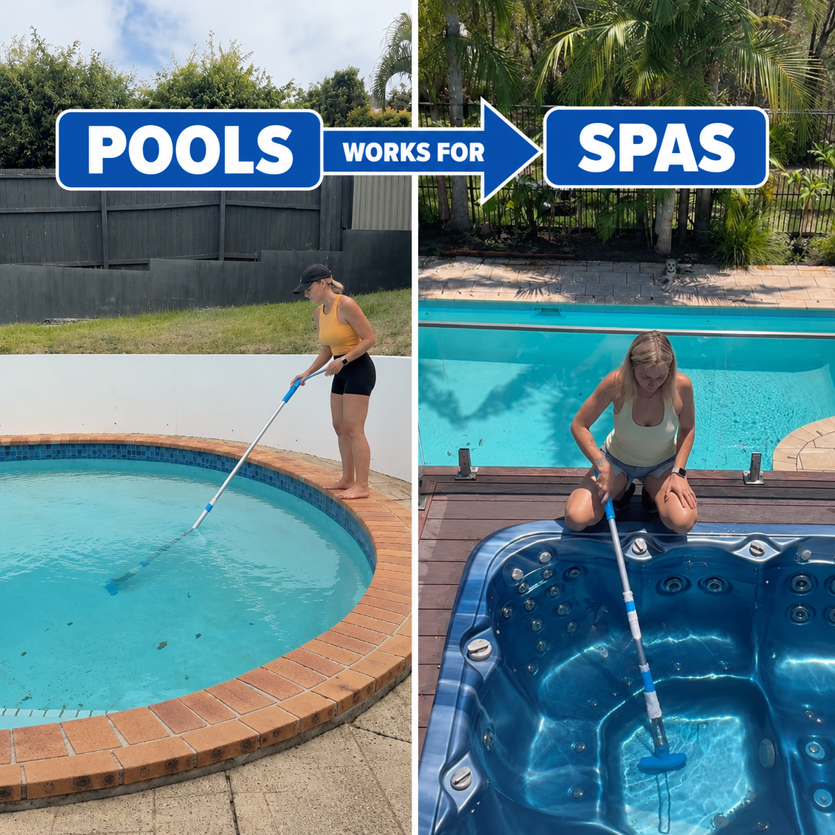 3 in 1 Cordless Rechargeable Pool Vacuum Cleaner