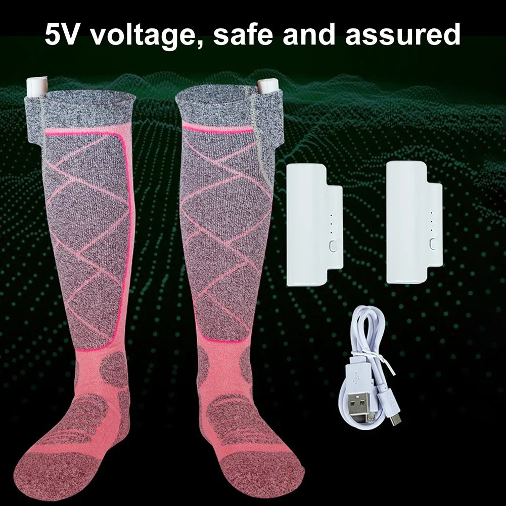 Rechargeable Outdoor Sport Ski Heating Socks