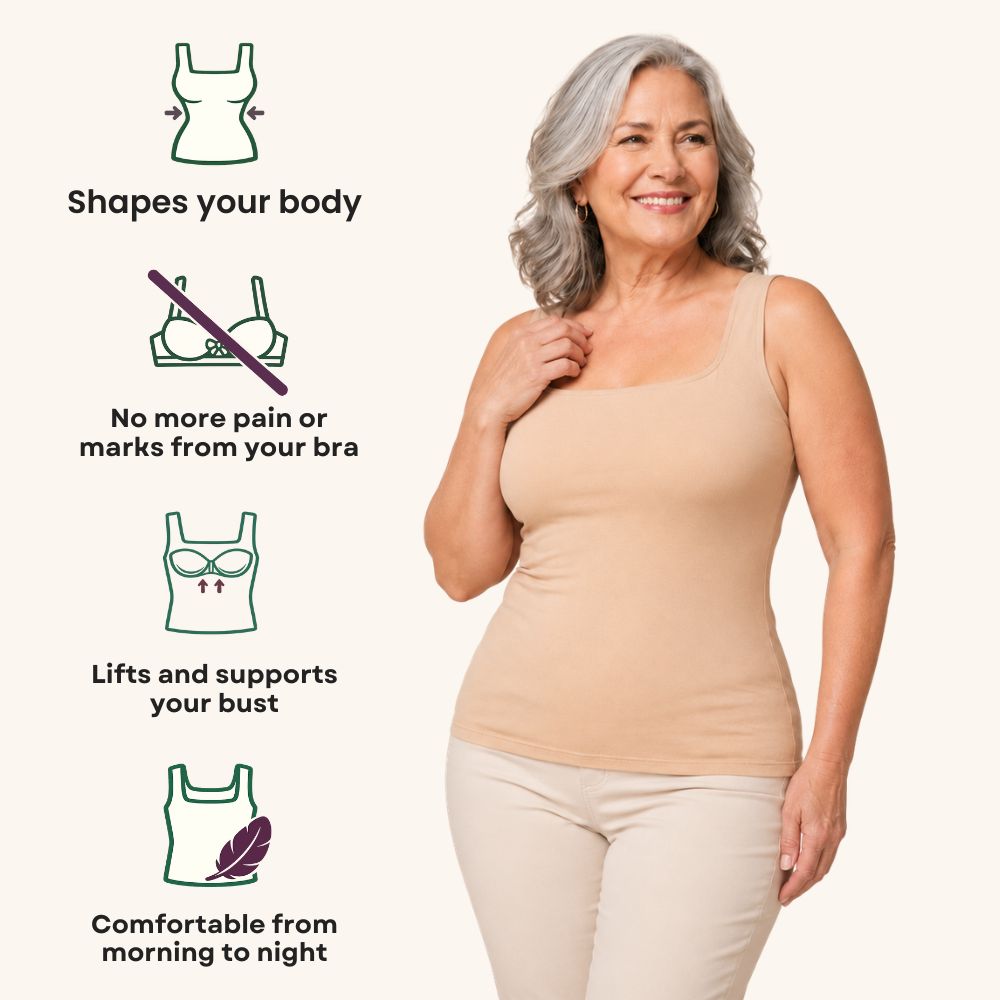 Built-In Bra Shaper Tank Top