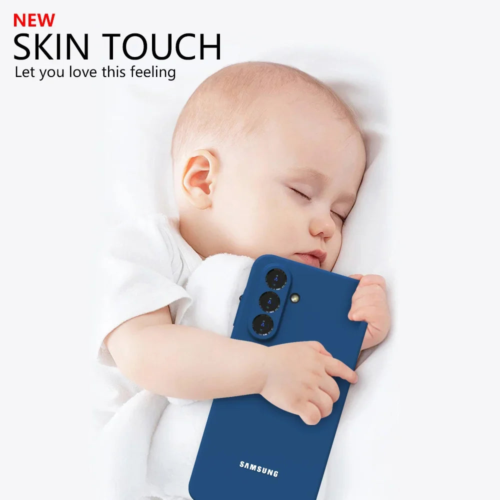 Samsung Galaxy Soft Silicone Case – Slim Shockproof Back Cover