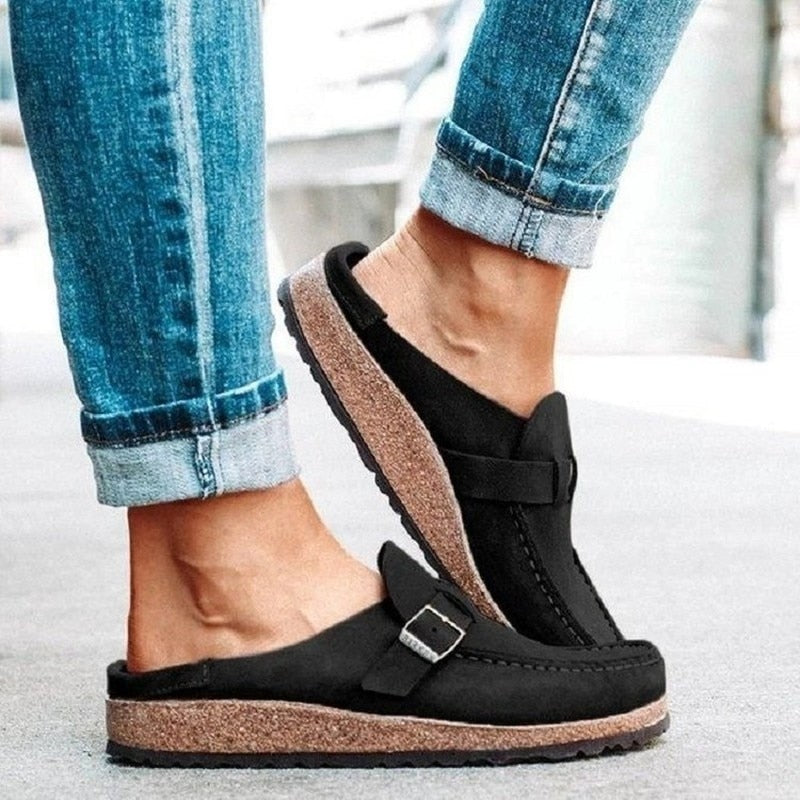 Celrien | Women's Slip-On Loafers with Buckle for Everyday Comfort