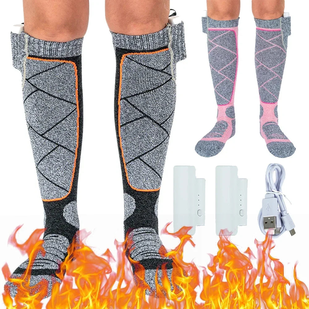 Rechargeable Outdoor Sport Ski Heating Socks