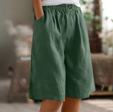 Celrien | Women's Relaxed Summer Shorts with Elastic Waistband