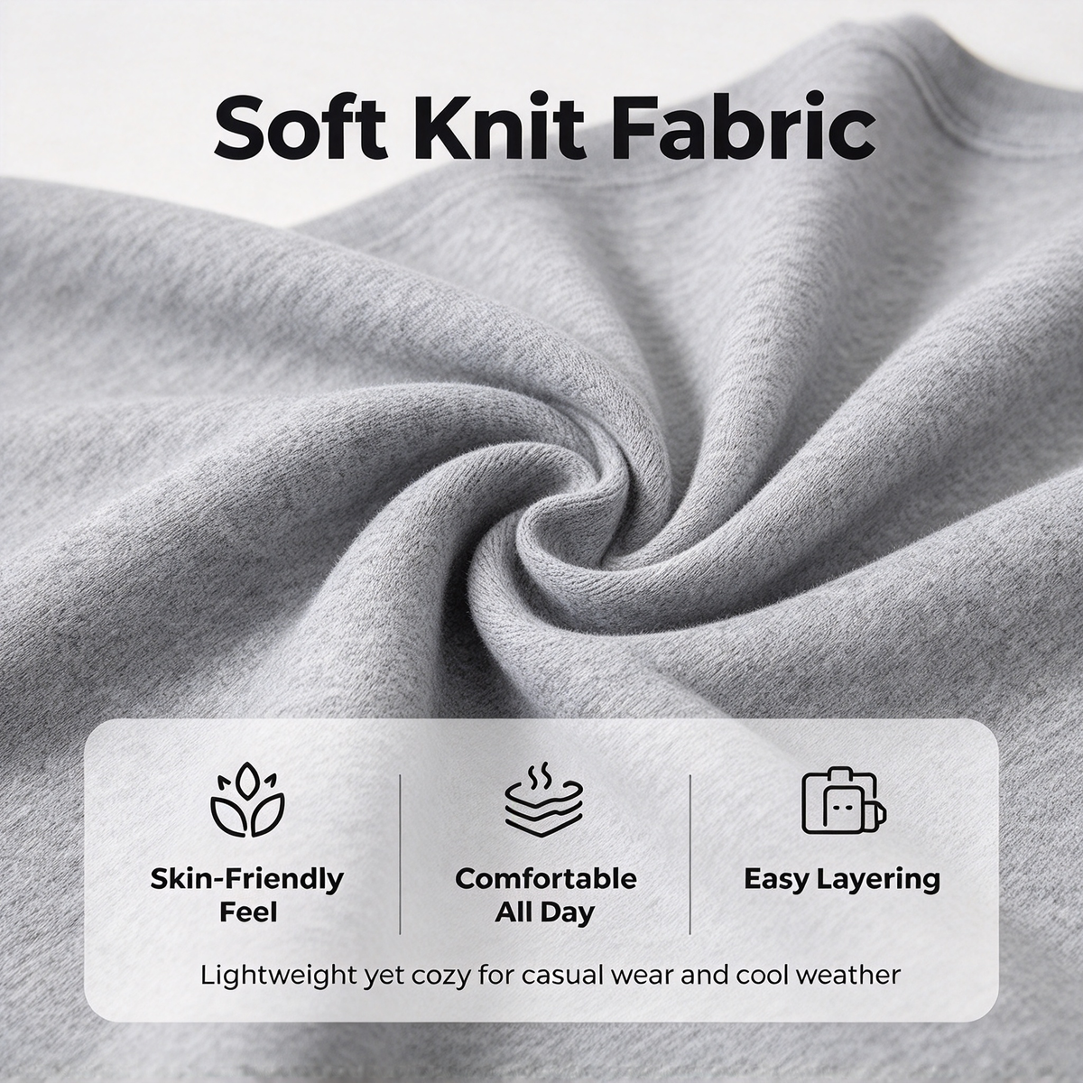 Women's Solid-color Small V-neck Pullover Sweatshirt for Autumn/Winter