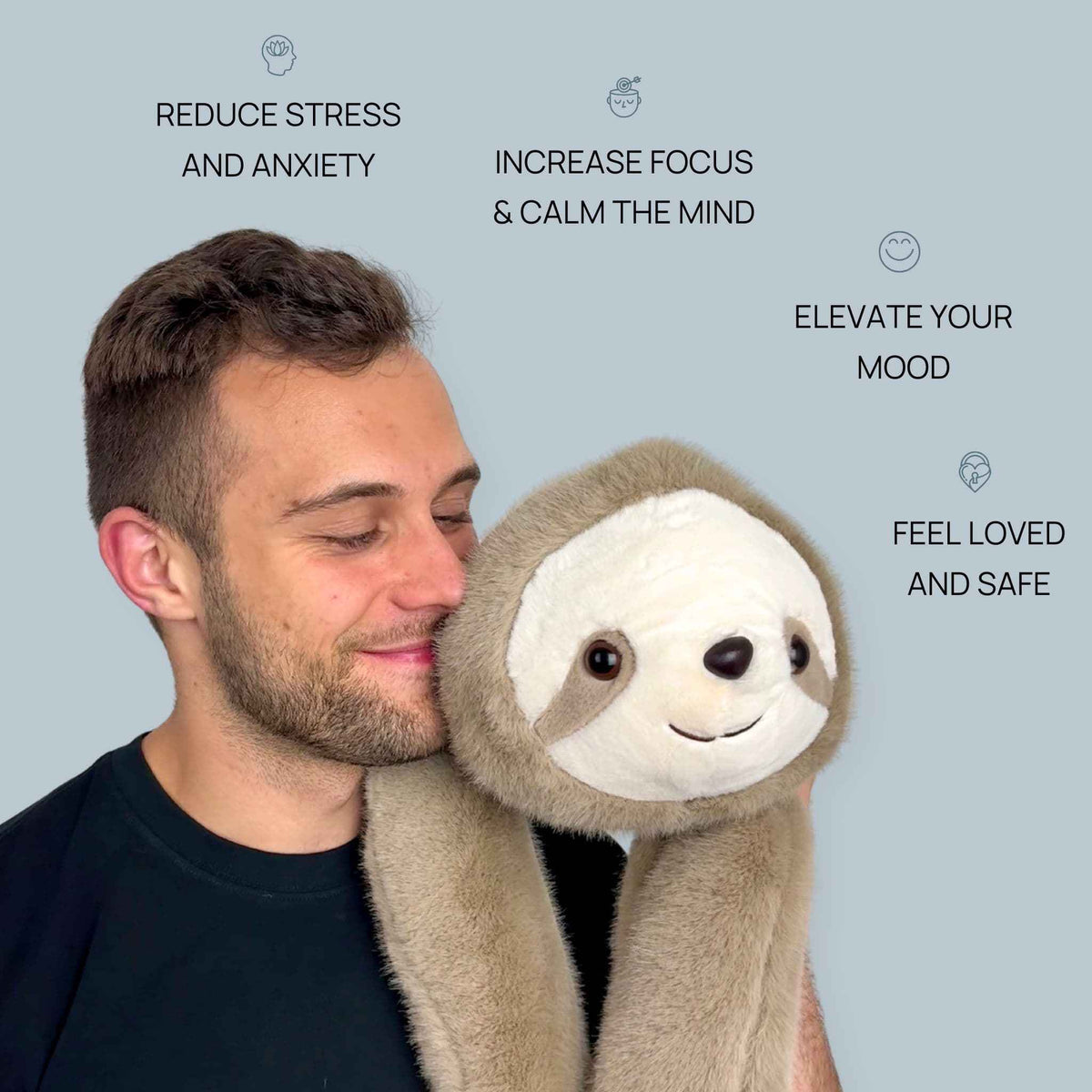 Sunnie the Sloth Weighted Animal