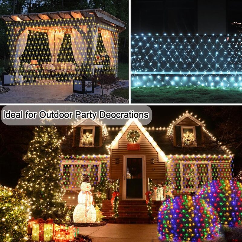 Smart RGBIC Outdoor Net Lights for Small Bushes