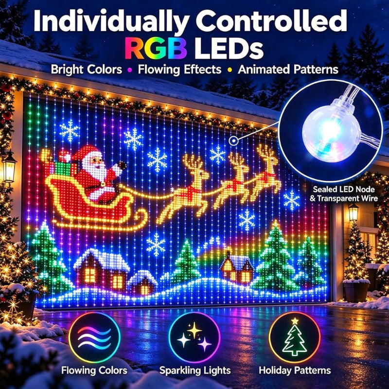 Smart RGBIC Outdoor Net Lights for Small Bushes