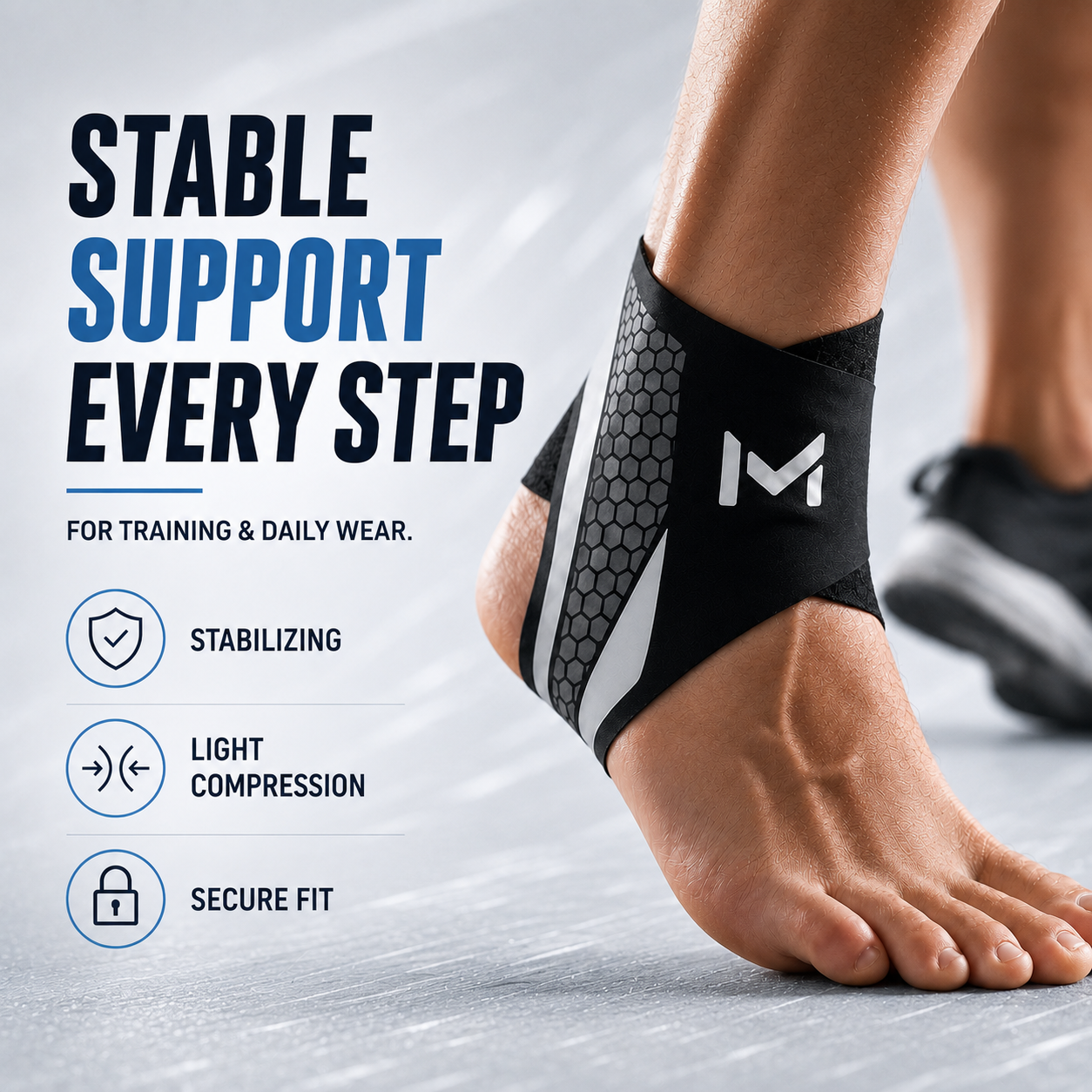 Celrien | StrideSentry Adjustable Ankle Support Sleeve