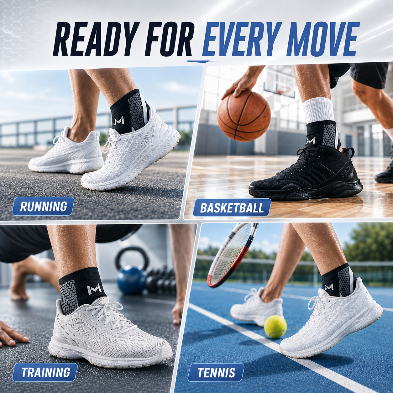 Celrien | StrideSentry Adjustable Ankle Support Sleeve