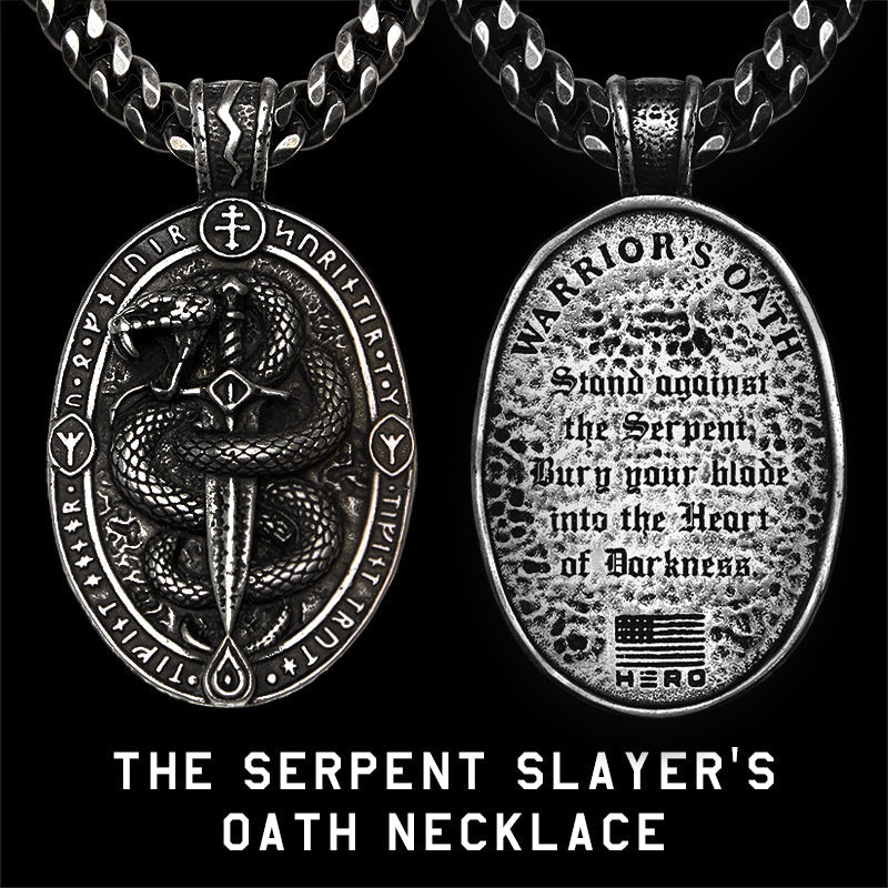 Serpent Slayer's Oath Necklace