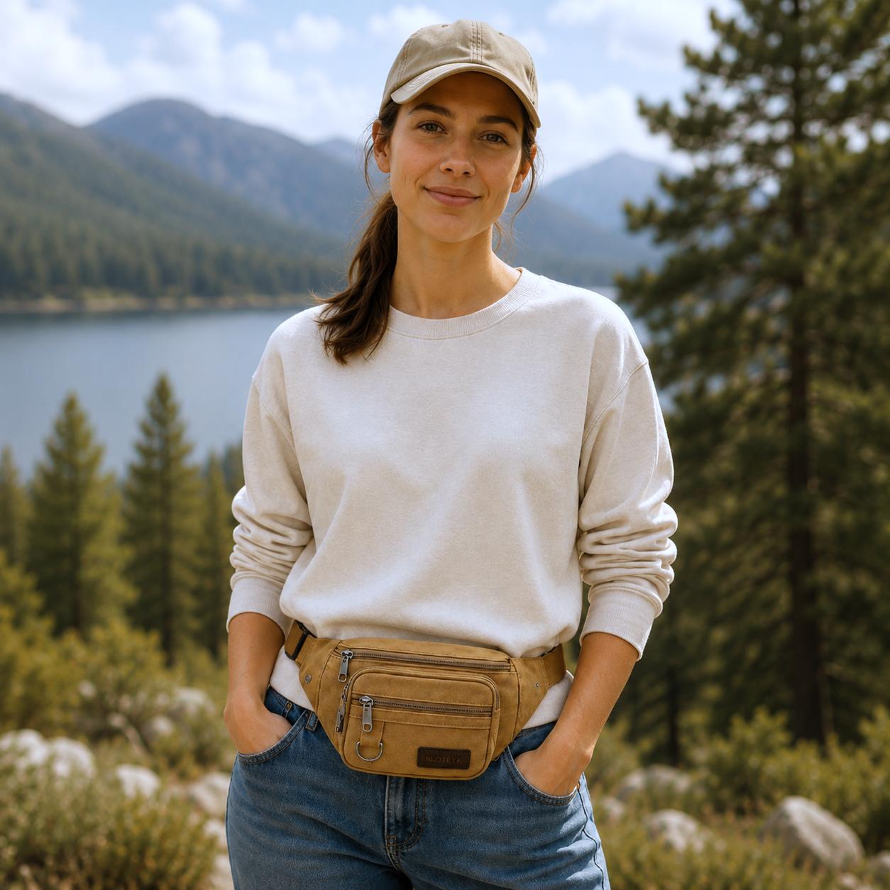 Celrien | Canvasoro Thick Canvas Waist Bag
