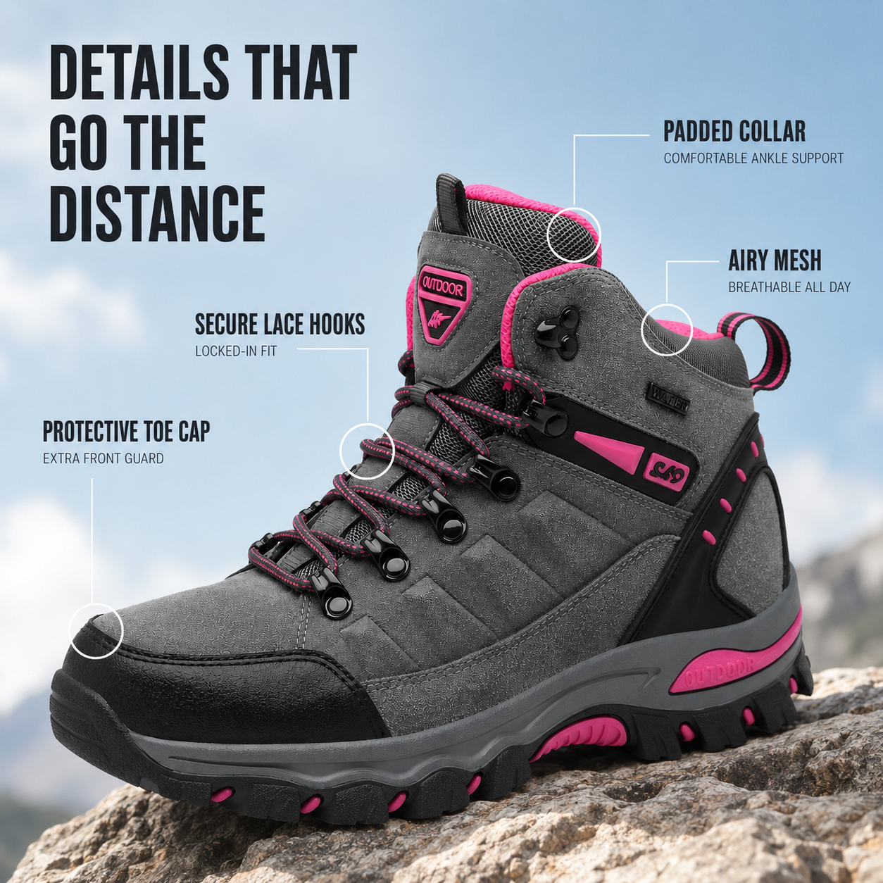 Celrien | Women's Ankle Hiking Boot