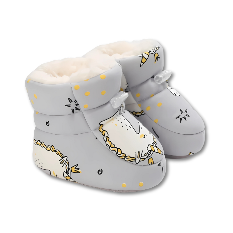 Non-Slip Baby Shoes with Elastic Cuffs