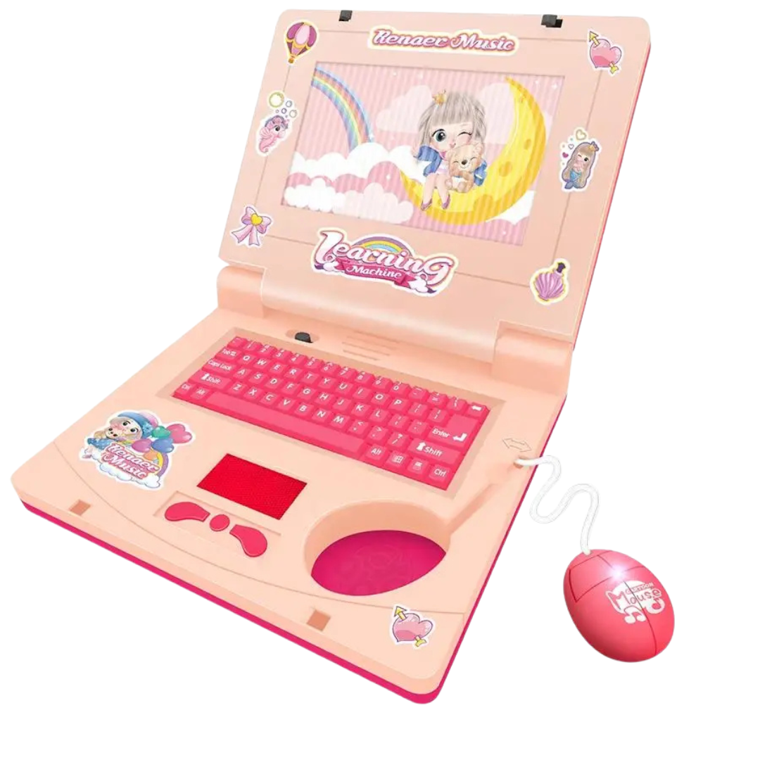 Cartoon Learning Laptop Toy With Music